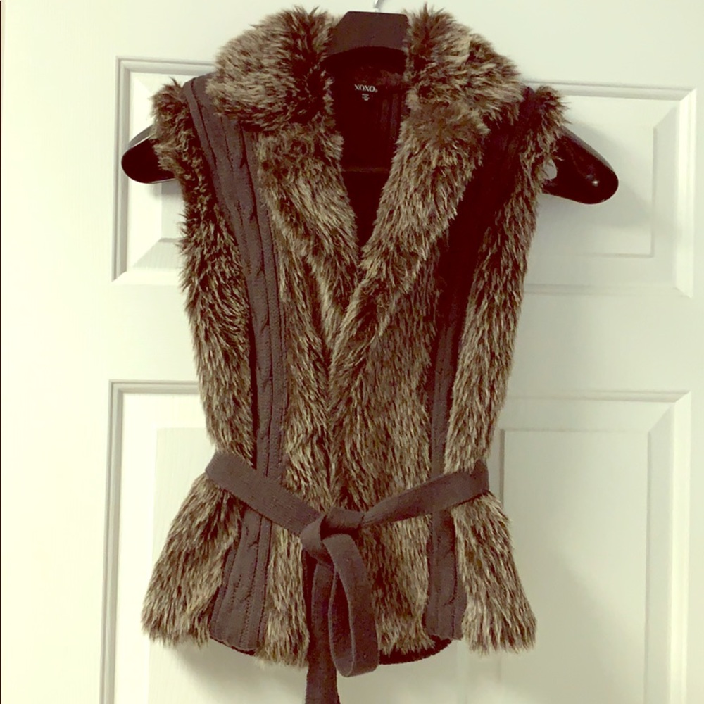 Fur Sweater Vest